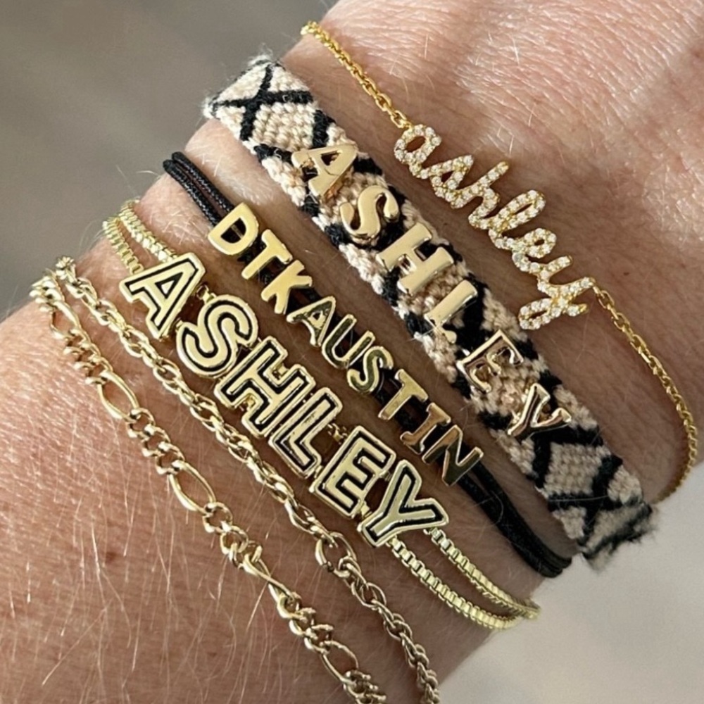Baublebar Mini Custom ASHLEY Slider Bracelet